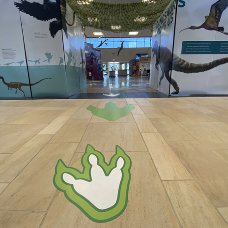 An image from Dinosaurs Among Us Exhibit 